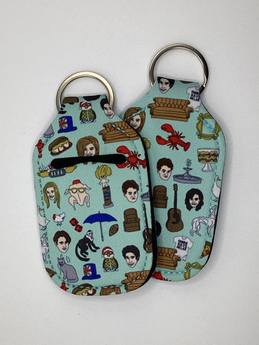 Friends, Ross, Phoebe, Pivot Neoprene Hand Sanitizer Holder