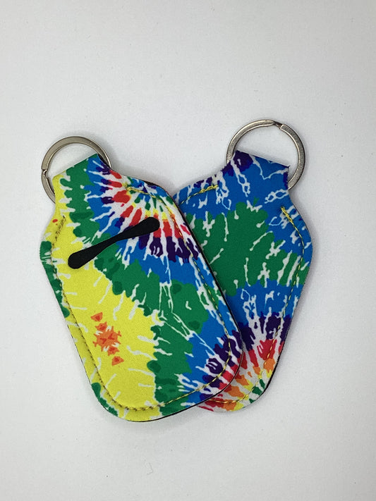 Tie Dye Neoprene Hand Sanitizer Holder