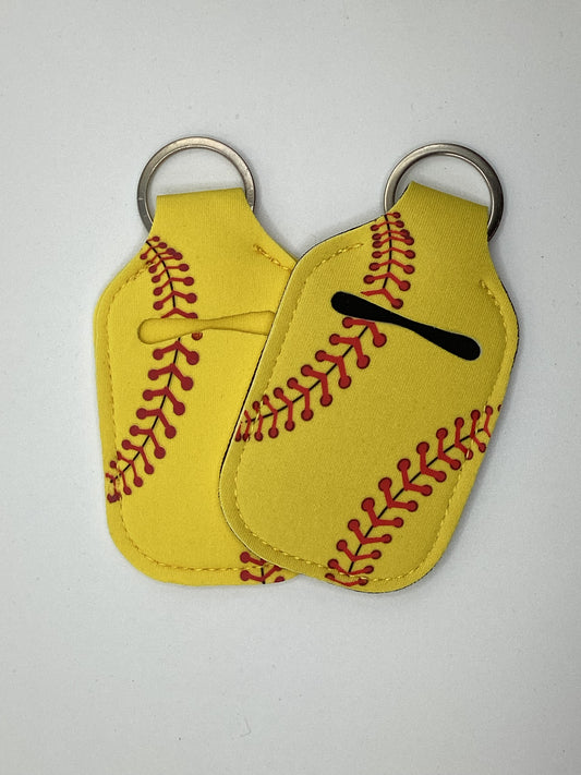 Softball Neoprene Hand Sanitizer Holder