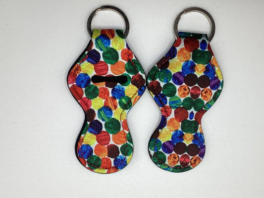 Hungry Caterpillar Neoprene Chapstick Holder Keychain