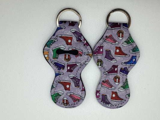 Converse All Stars, Chuck Taylors, Neoprene Chapstick Holder Keychain