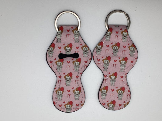 IT, Pennywise, Neoprene Chapstick Holder Keychain