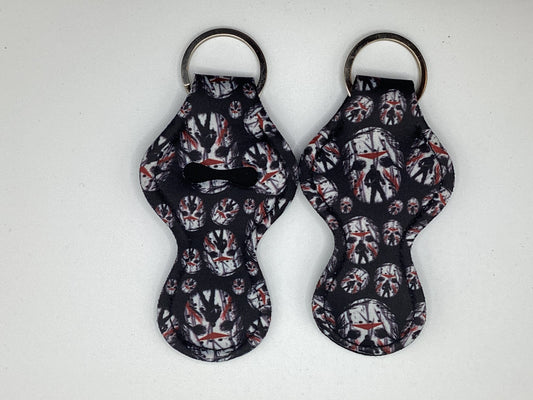 Jason, Halloween Horror, Neoprene Chapstick Holder Keychain