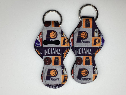 IN Pacers Neoprene Chapstick Holder Keychain