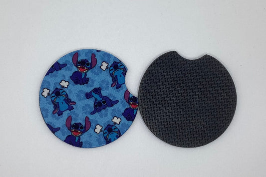 Mood Stitch Neoprene Car Coaster, 2pk