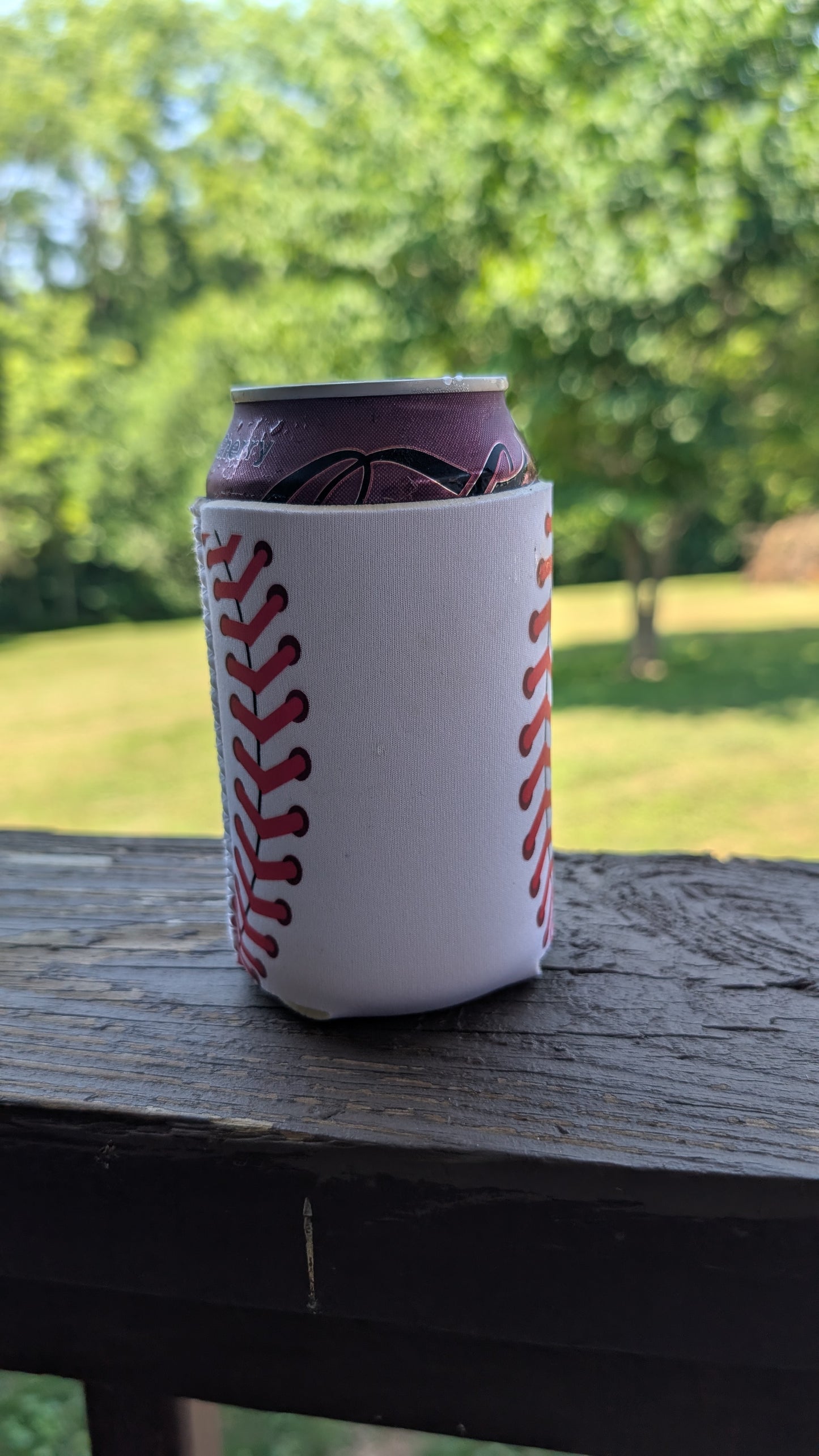 Baseball Neoprene Can Coolie Koozies Sleeve Cooler