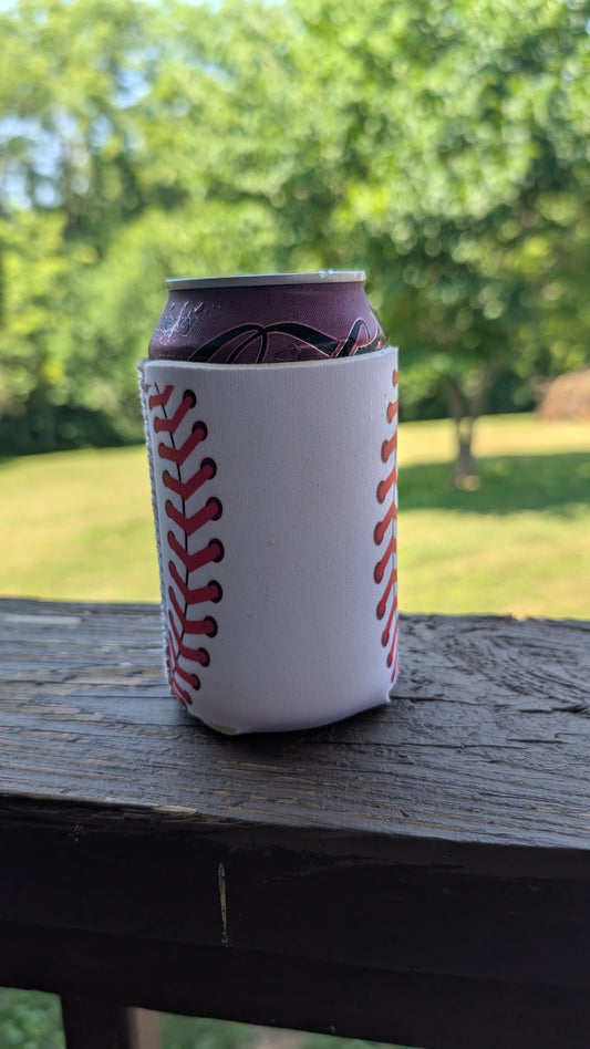 Baseball Neoprene Can Coolie Koozies Sleeve Cooler