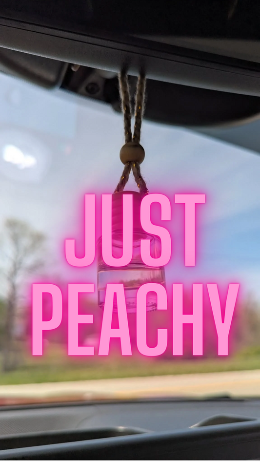 Just Peachy Oil Diffuser Car Air Freshener, 4-6weeks scent