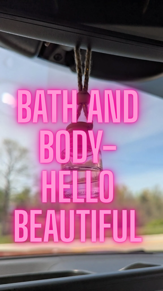 Hello Beautiful-Oil Diffuser Car Air Freshener, 4-6weeks scent