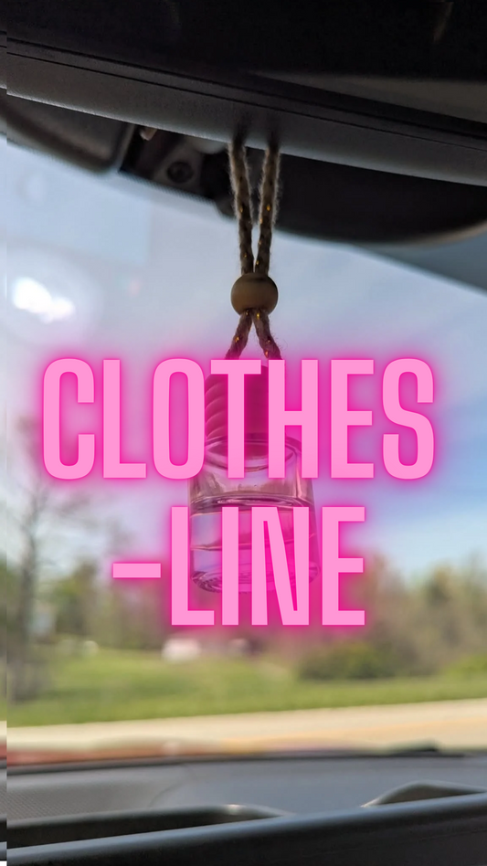 Clothesline Oil Diffuser Car Air Freshener, 4-6weeks scent