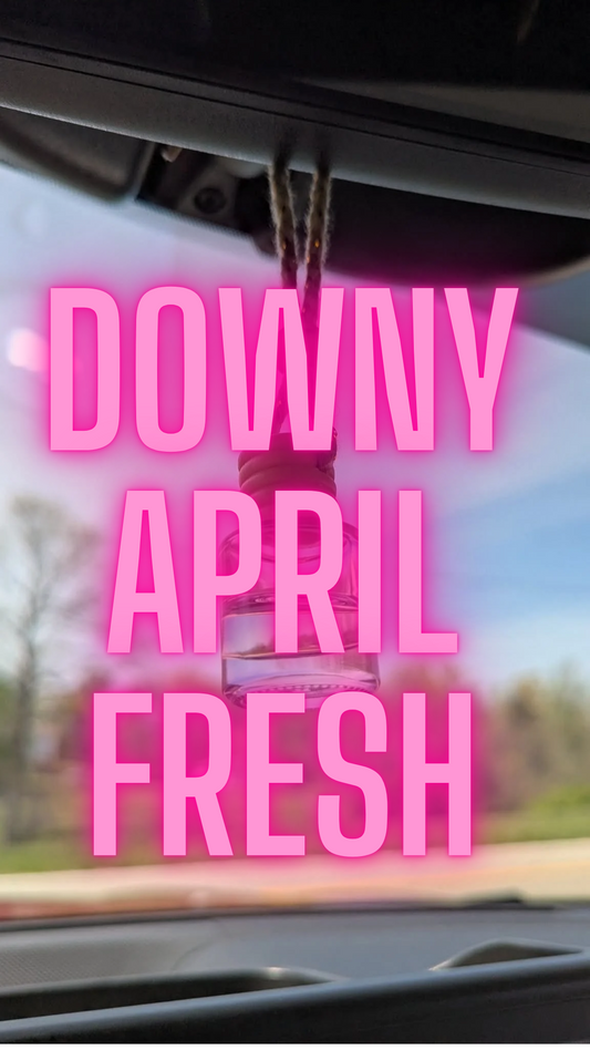 Downy April Fresh Oil Diffuser Car Air Freshener, 4-6weeks scent