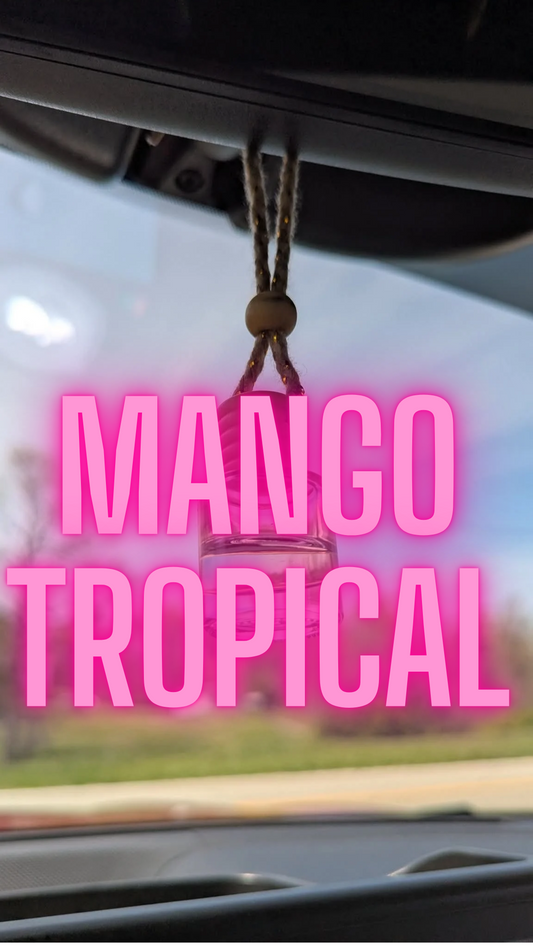 Mango Tropical Oil Diffuser Car Air Freshener, 4-6weeks scent