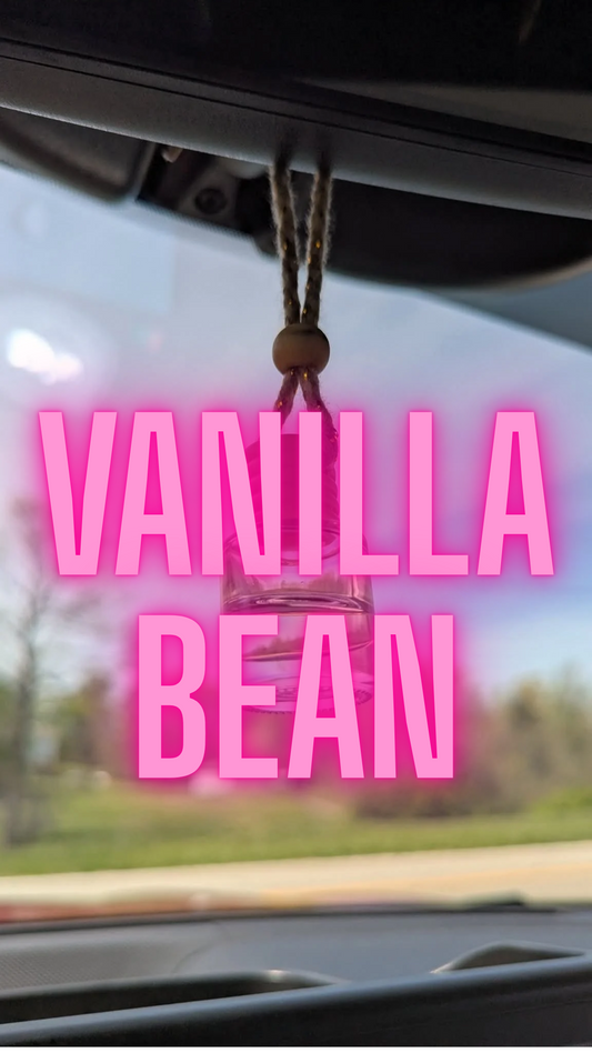 Vanilla Bean Oil Diffuser Car Air Freshener, 4-6weeks scent