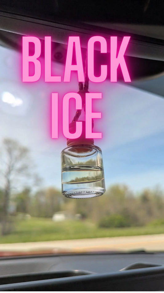 Black Ice, Black Glacier Oil Diffuser Car Air Freshener, 4-6weeks scent