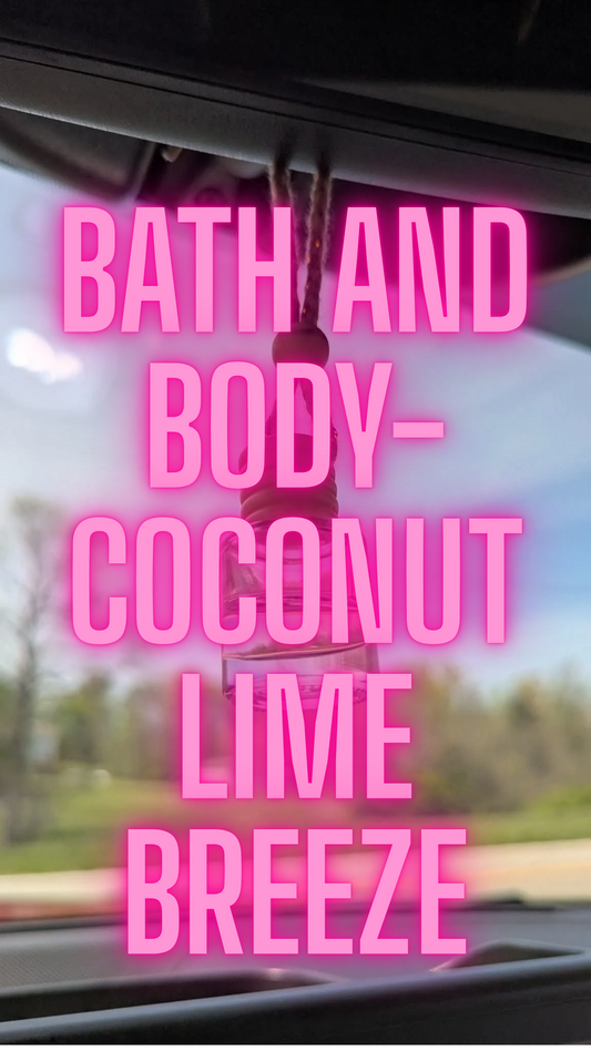 Coconut Lime Breeze Oil Diffuser Car Air Freshener, 4-6weeks scent