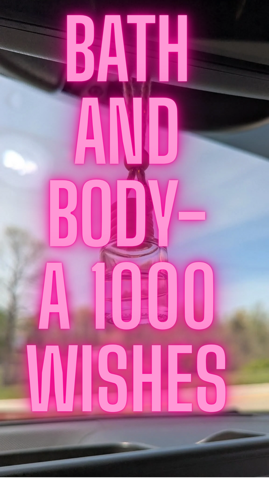 A 1000 wishes Oil Diffuser Car Air Freshener, 4-6weeks scent