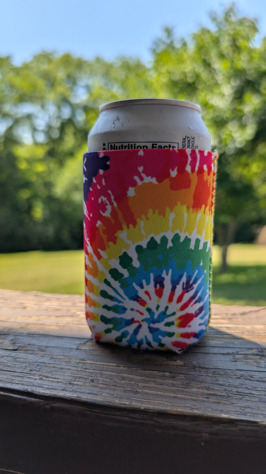 Tie Dye Neoprene Can Coolie Koozies Sleeve Cooler