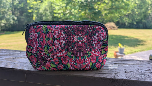 Lilly Purple Dots Multi use Cosmetic Neoprene Bag