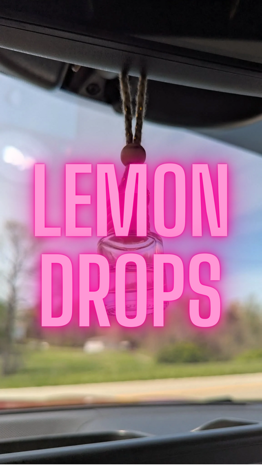 Lemon Drop Oil Diffuser Car Air Freshener, 4-6weeks scent