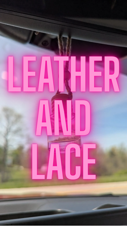 Leather and Lace Oil Diffuser Car Air Freshener, 4-6weeks scent