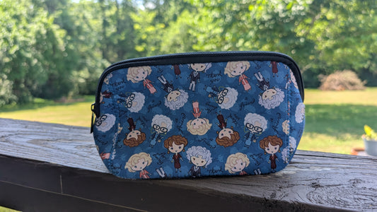 Golden Girls, Blanche,Rose, Sophia, Friends Multi use Cosmetic Neoprene Bag